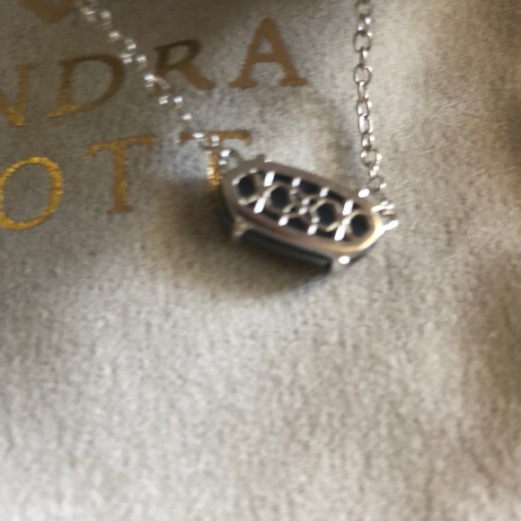 NWT Kendra Scott Platinum Druzy Necklace 🎁 - Picture 6 of 7